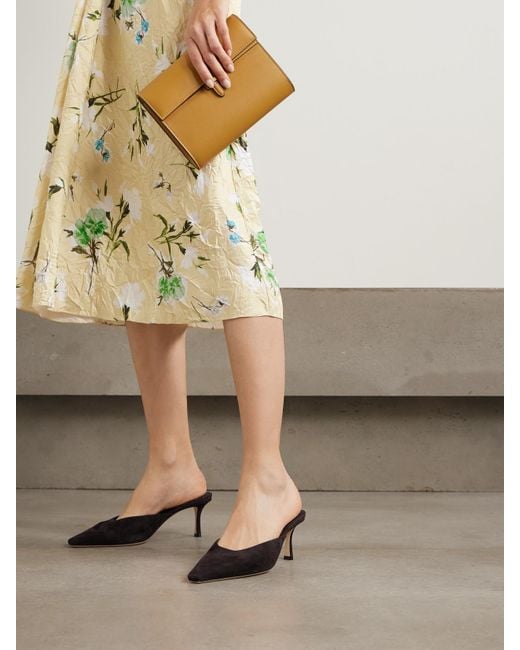 Mules En Daim Vivi 65 Jimmy Choo en coloris Brown