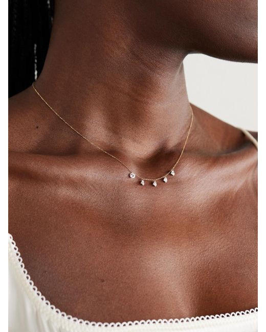 PERSÉE Natural Danaé Kette Aus 18 Karat Mit Diamanten