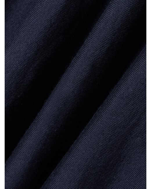 arch4 Blue Norma Jean Organic Cashmere Midi Skirt