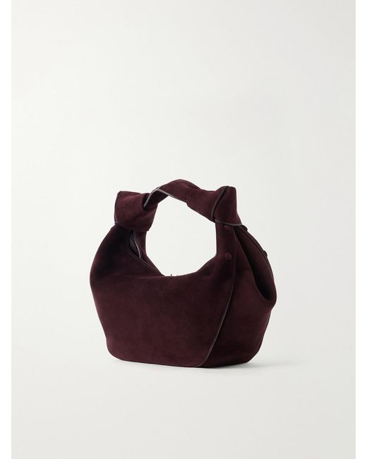 Gabriela Hearst Black Antonia Mini Suede Shoulder Bag