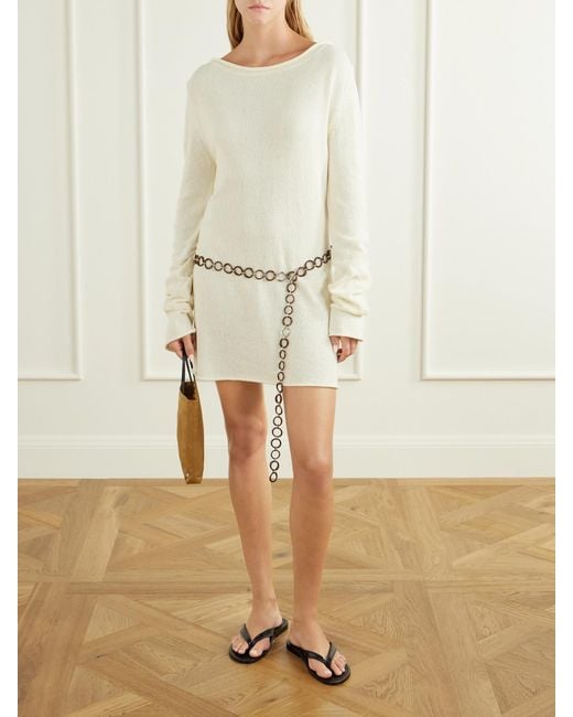 Kallmeyer Natural Yasmin Cotton-Blend Sweater