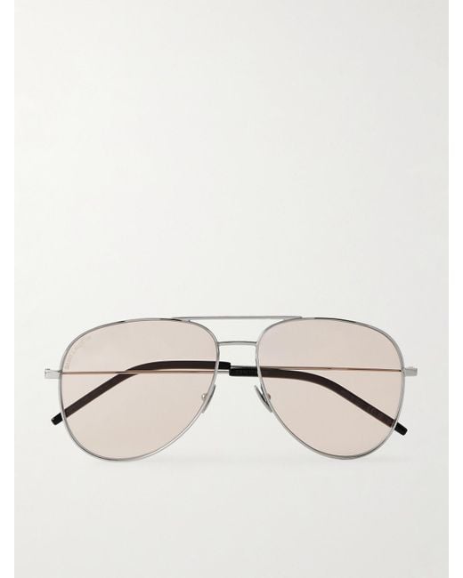 Saint Laurent Classic 11 Aviator-Style-Tone Sunglasses in  display picture 1