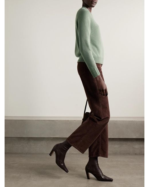 Pull En Cachemire New Jill Twp en coloris Green