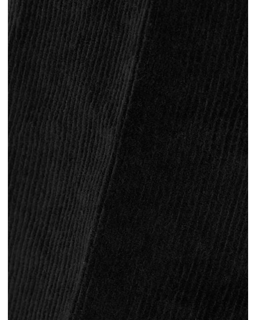 Bally Black Cotton-Corduroy Flared Pants