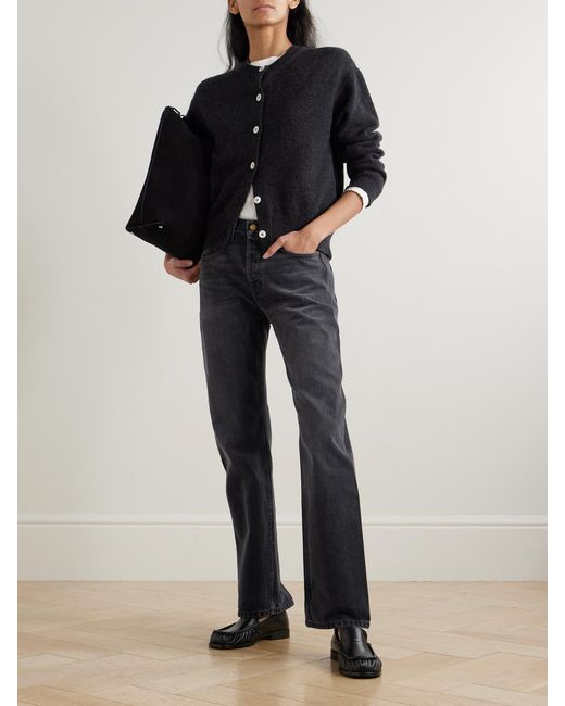 B Sides Gray Tilda Mid-Rise Straight-Leg Jeans
