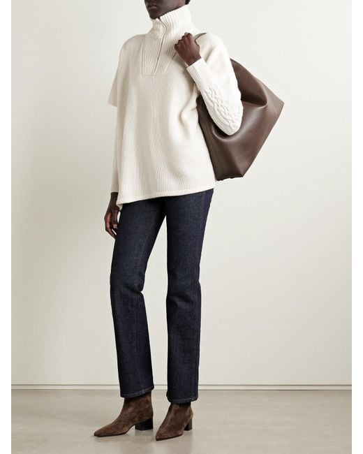 arch4 White Mona Cashmere Wrap