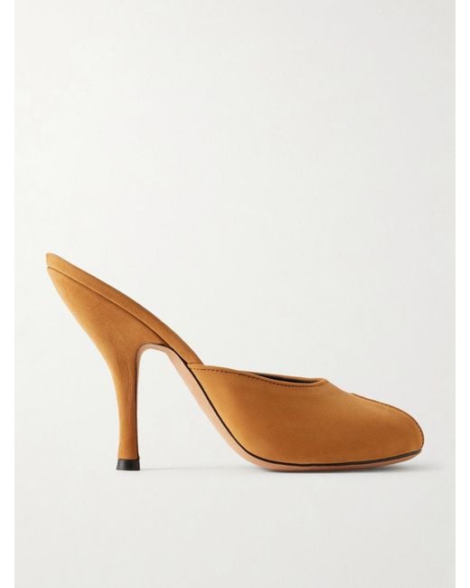 Jude Brown Date Suede Mules