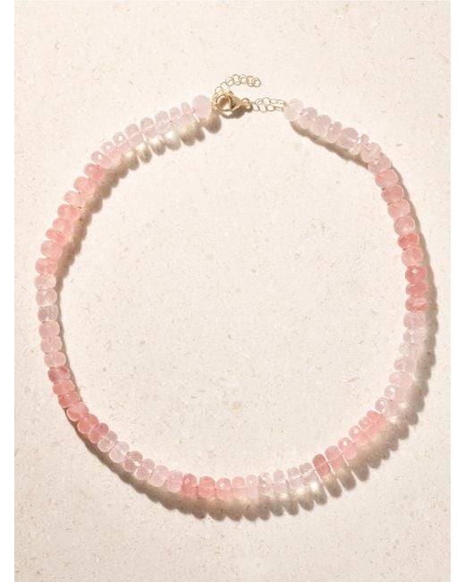 JIA JIA Natural Oracle 14-Karat Quartz Beaded Necklace