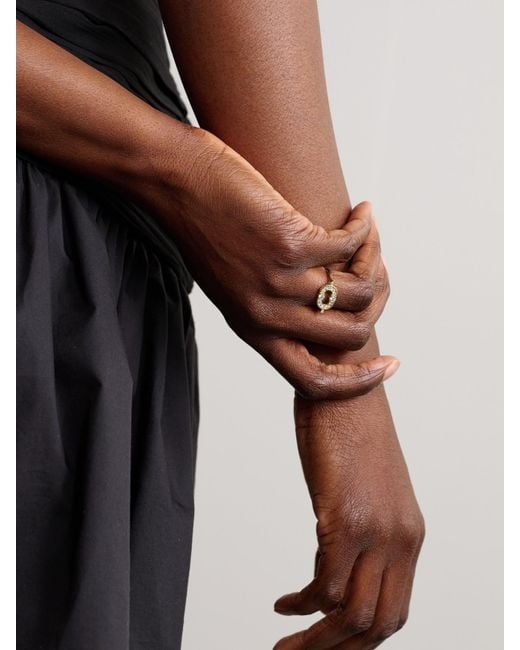 Viltier Natural Magnetic Ring Aus 18 Karat Mit Diamanten