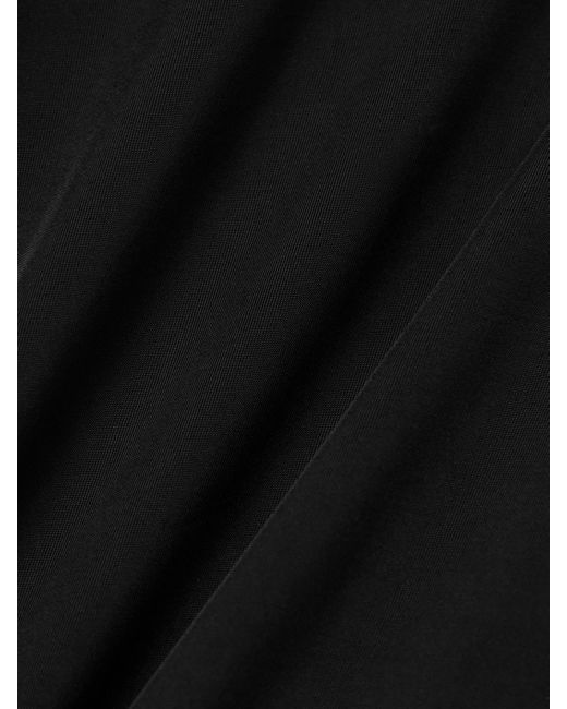 Ulla Johnson Black Aurelia Stretch-Jersey Turtleneck Top