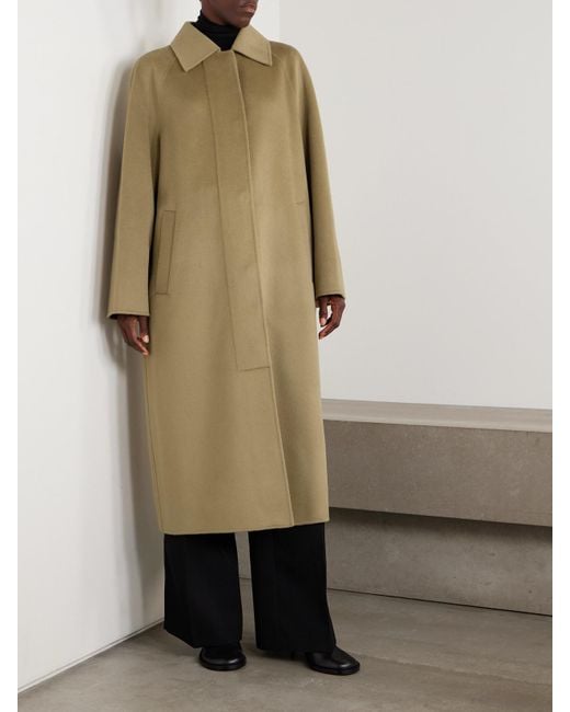 Rohe Natural Leandra Wool And Cashmere-Blend Coat