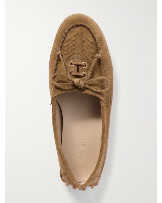 Mocassins En Daim À Broderies Le Monde Beryl en coloris Brown