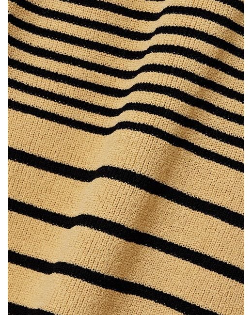 Proenza Schouler Natural Roberts Striped Stretch-Knit Tank