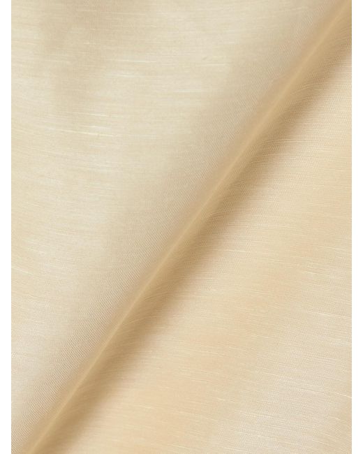 LIBEROWE Natural Helena Linen-Blend Midi Dress