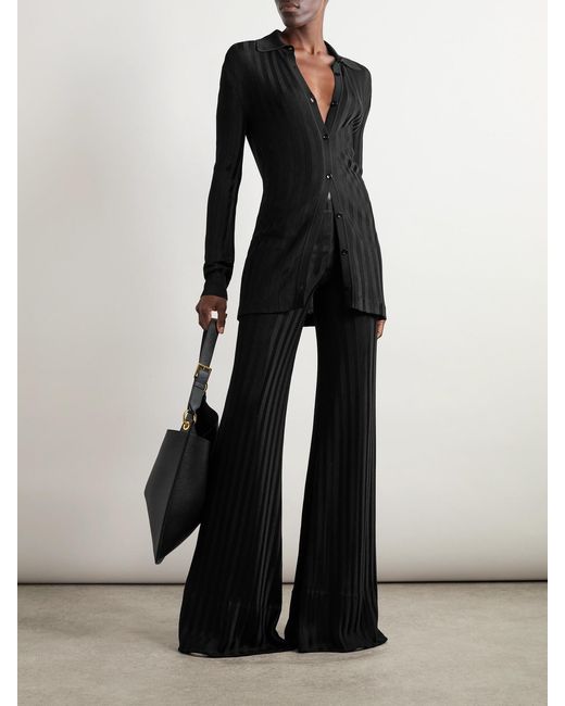 Tom Ford Black Knitted Shirt