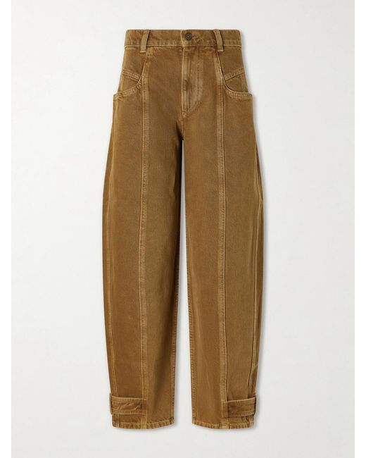 Isabel Marant Natural Leja Tapered Jeans