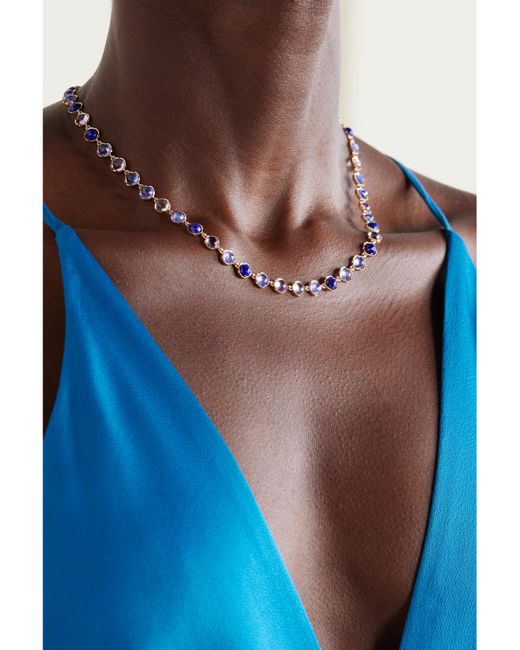 Irene Neuwirth Natural Classic 18-Karat Rose Multi-Stone Necklace