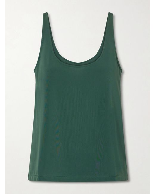 Eres Green Anae Stretch-Jersey Tank