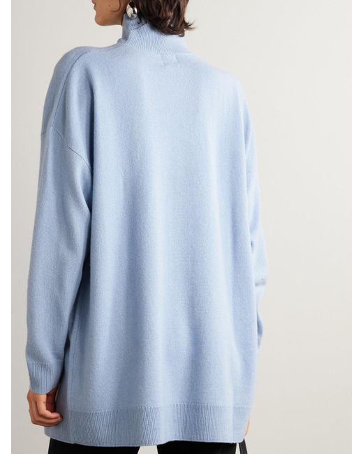 Leset Blue Zoe Strickpullover Mit Stehkragen