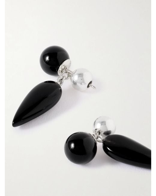 Sophie Buhai Black Tiny Phoenician Onyx Earrings