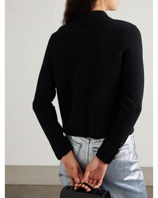 Veronica Beard Black Katia Jacke Aus Strick