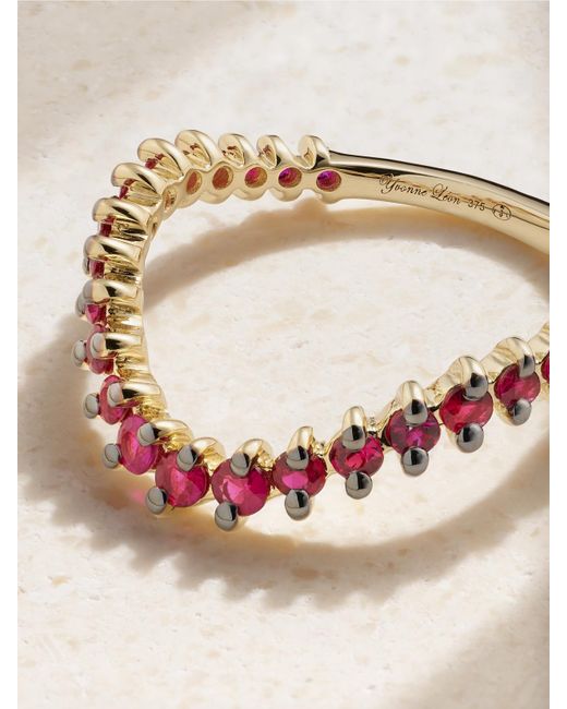 Yvonne Léon Natural Alliance 9-Karat Ruby Ring