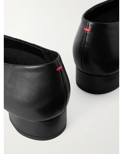 Aeyde Black Delia Leather Pumps