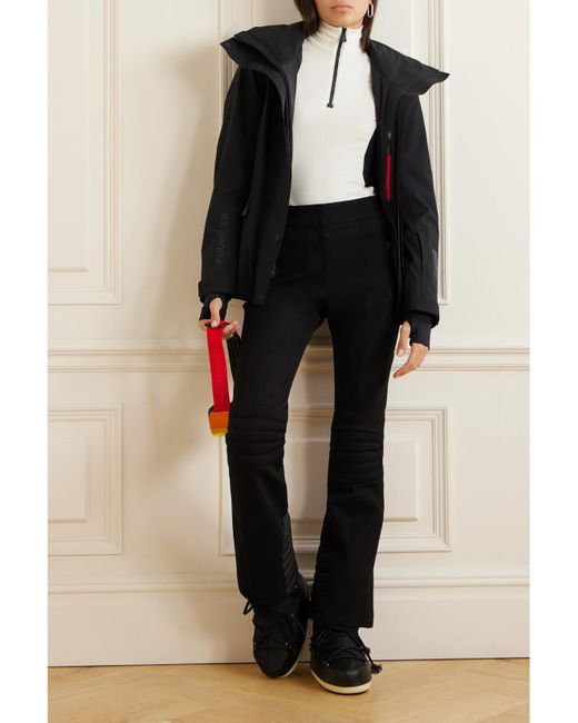 Moncler Black Straight-Leg Stretch-Twill Ski Pants