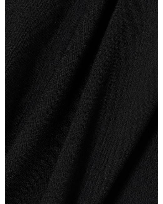 Acne Black Crepe Mini Skirt