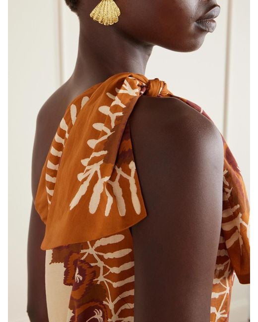 Johanna Ortiz Natural Sun Traveller Printed Cotton-Voile Mini Dress