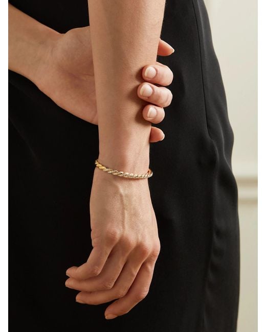 David Yurman Natural Pavéflex 18-Karat Diamond Bracelet