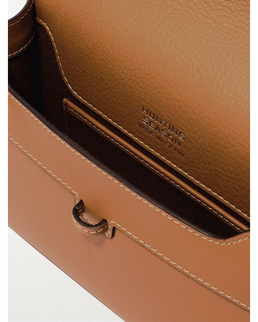 Hunting Season Brown Leather Clutch