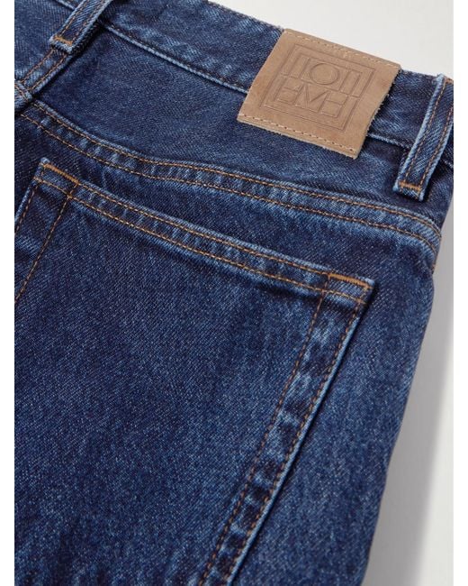 Totême Blue Garderob High-Rise Slim-Fit Organic Jeans