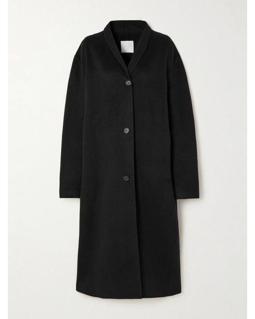 Totême Black Whistler Wool Coat