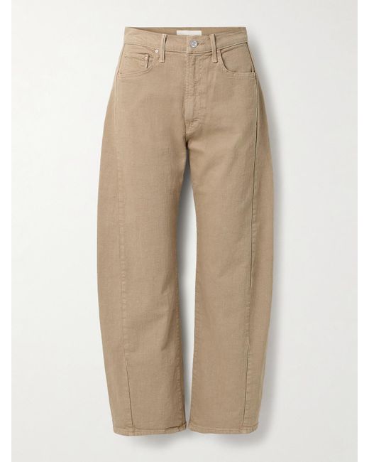 Mother Natural The Half Pipe Flood Hoch Sitzende Barrel-Jeans