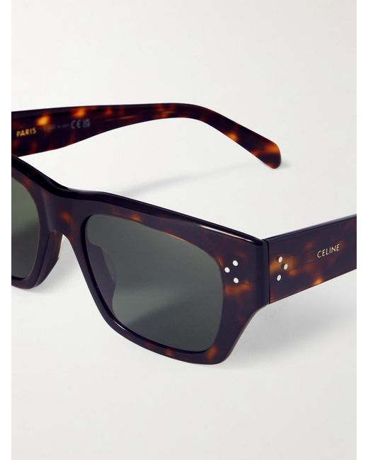 Céline Blue Square-Frame Acetate Sunglasses