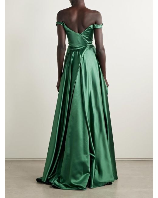 green satin party dress Hard to Believe Vegan Leather Mini Dress main image 1
