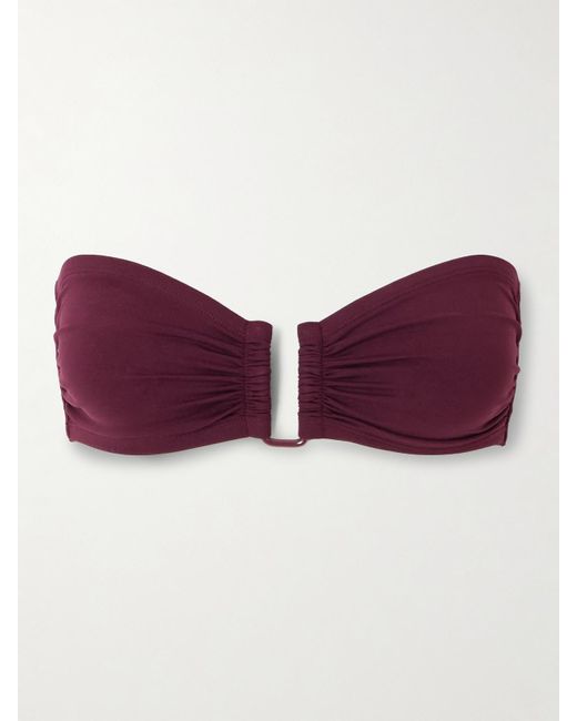 Eres Red Les Essentiels Show Bandeau Bikini Top