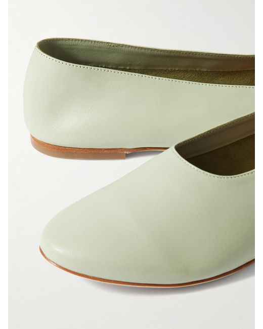 Staud Natural Alba Ballerinas Aus Leder