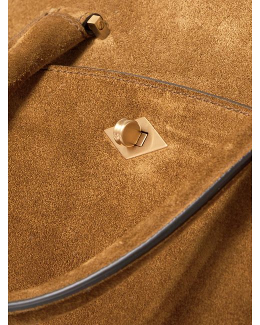 Metier Natural Private Eye Medium Suede Tote