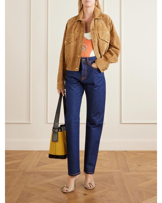 Versace Natural Suede Blouson Jacket