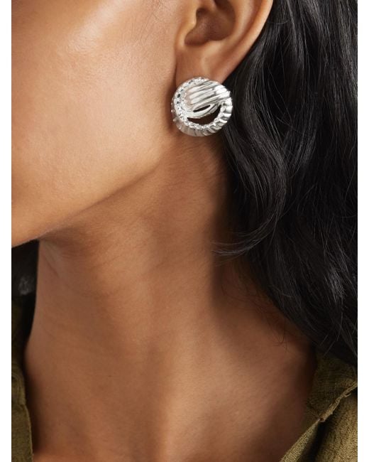 Boucles D'Oreilles En Argent Sterling YSSO en coloris White