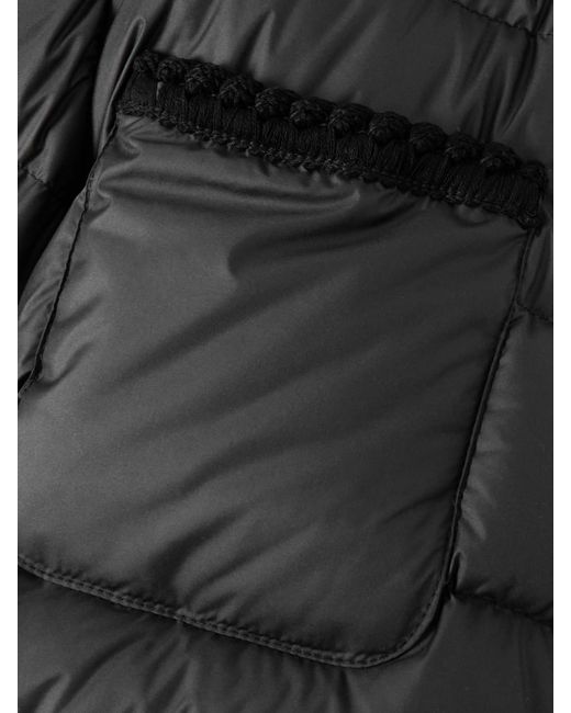 Moncler Black Gencay Quilted Shell Down Jacket