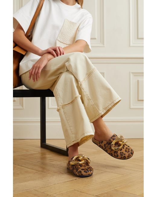 JW Anderson Chain-embellished Leopard 