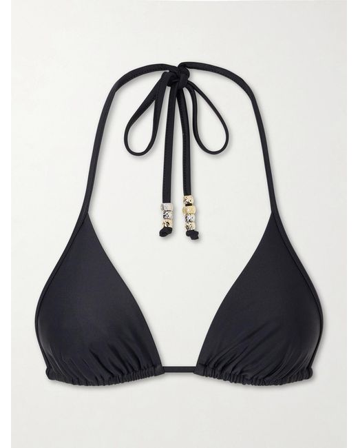 J.W. Anderson Black Triangle Bikini Top