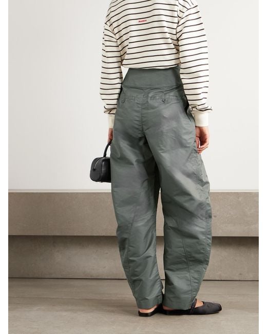 J.W. Anderson Gray Shell Wide-Leg Pants
