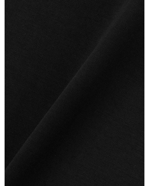 The Park Black Joyce Pyratex Power 3 Turtleneck Thong Bodysuit