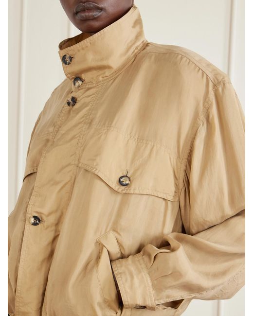 Saint Laurent Natural Complexe Blouson Jacket