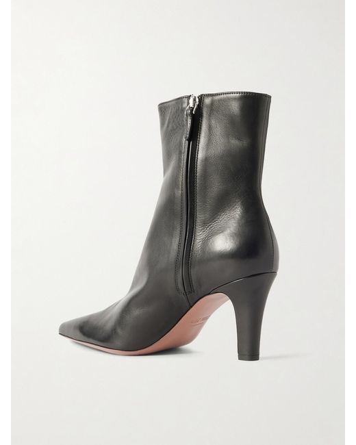 Paris Texas Black Belle 75 Leather Ankle Boots