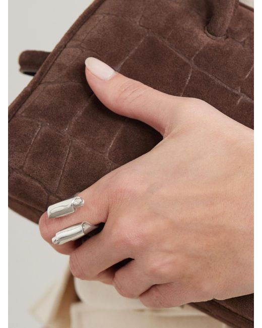 YSSO Natural Papyros Ring Aus Sterlingsilber